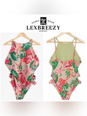 Lexbreezy Hawaii • Swimsuit • ONE PIECE • 2XL • Like New